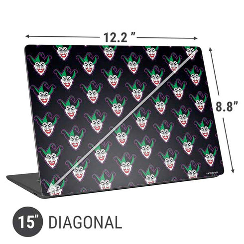 DC Comics The Joker Logo Pattern Universal Laptop 15in (12.2 x 8.8in) Skin